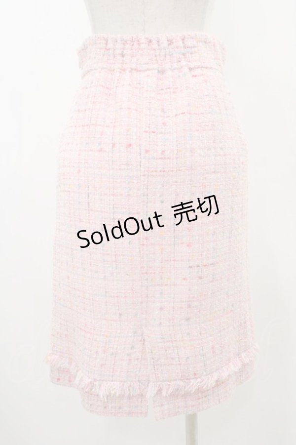 画像2: PINKHOUSE CHELSEA / ツイードタイトスカート FREE ピンク H-25-11-27-045-0-SK-NS-ZH (2)