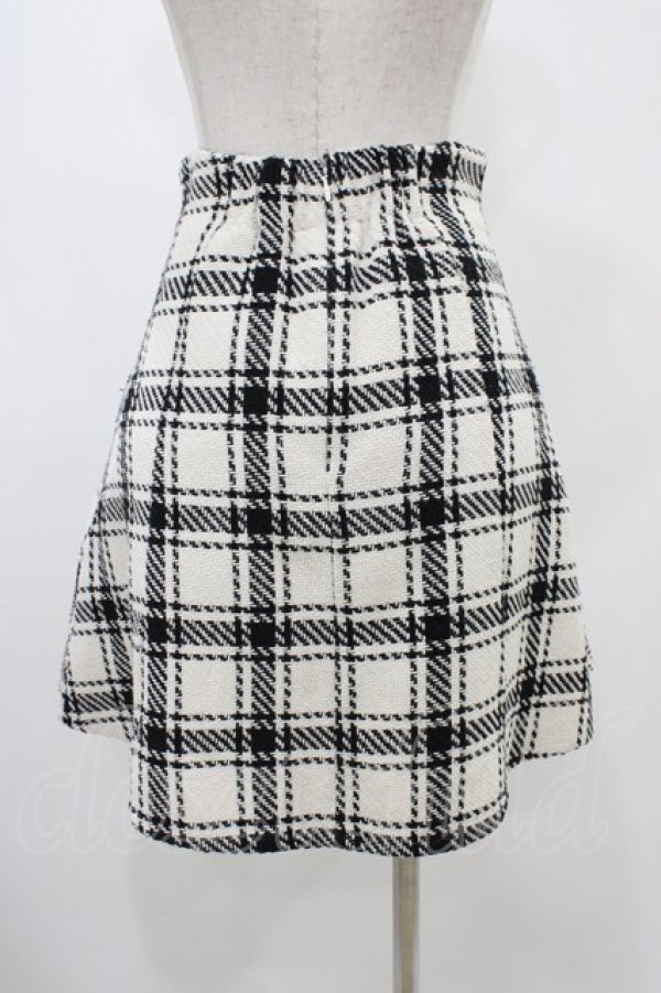 画像2: An MILLE / ツイードチェックミニスカート Free オフ H-25-11-27-046-EL-SK-NS-ZH (2)