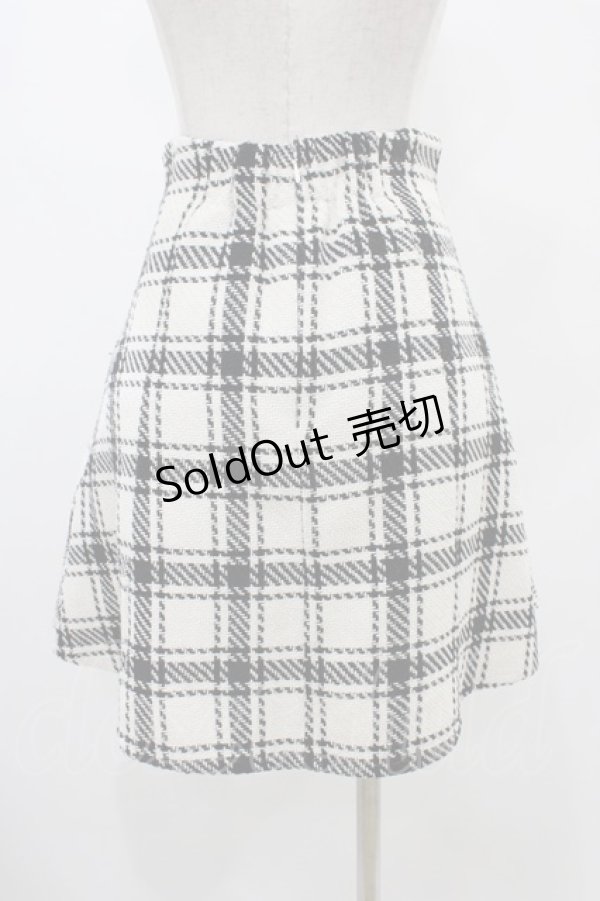 画像2: An MILLE / ツイードチェックミニスカート Free オフ H-25-11-27-046-EL-SK-NS-ZH (2)