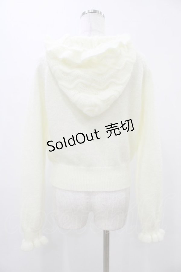 画像2: Secret Honey / ニットパーカー Free オフ H-25-11-27-051-CA-TO-NS-ZH (2)