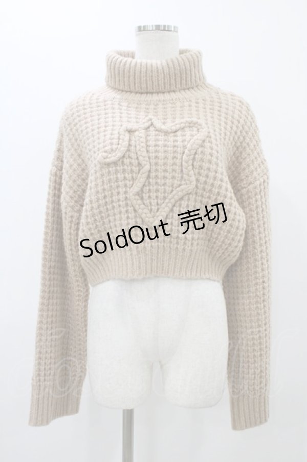 画像1: Melt the lady / コルセットニット Free キャメル H-25-11-27-052-PU-TO-NS-ZH (1)