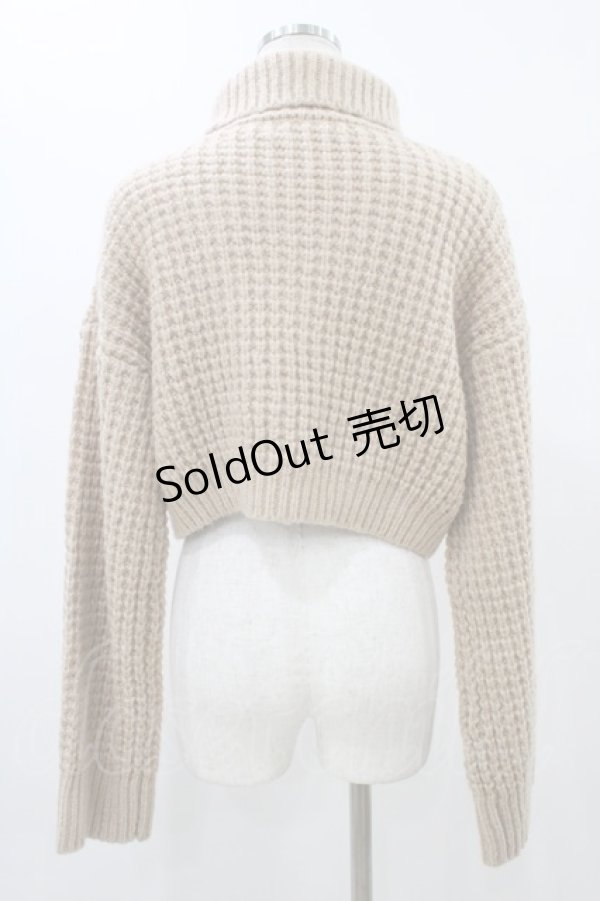 画像2: Melt the lady / コルセットニット Free キャメル H-25-11-27-052-PU-TO-NS-ZH (2)