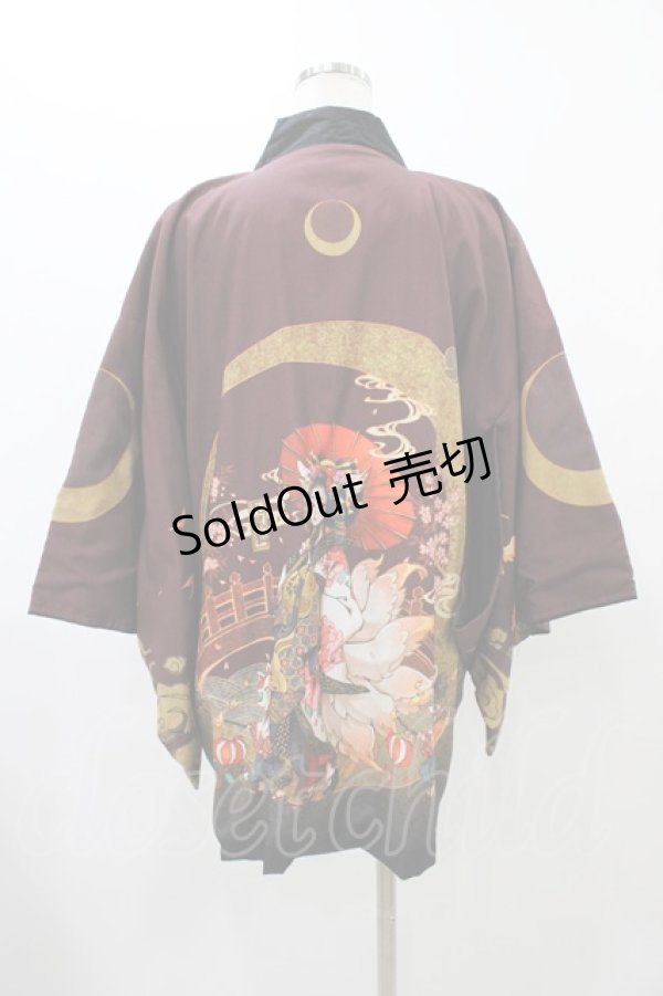 画像2: 少女妄想症（海外ロリータブランド） / 羽織 Free ボルドー H-25-11-27-054-0-TO-NS-ZH (2)