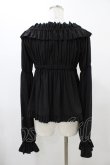画像2: Long Ears and Sharp Ears Stuidio（海外ロリータブランド） / フリルブラウス Free ブラック H-25-11-27-057-0-BL-NS-ZH (2)