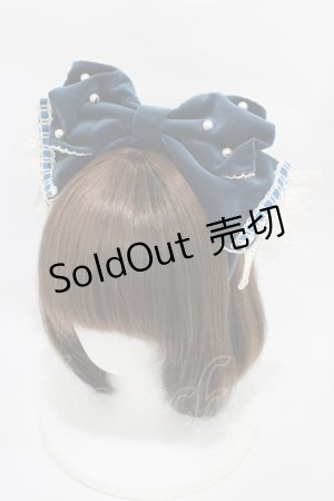 画像: Angelic Pretty / エレガント別珍鳥籠カチューシャ  ブルー H-25-11-27-007-AP-AC-NS-ZH