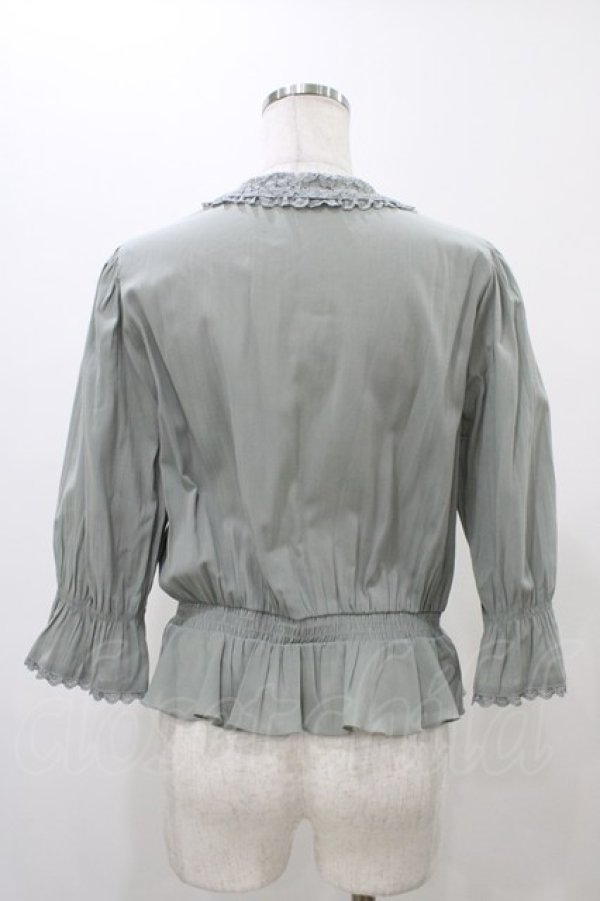 画像2: an another angelus / レースヨークスキッパープルオーバーブラウス Free MINT H-25-11-27-061-CA-BL-NS-ZH (2)