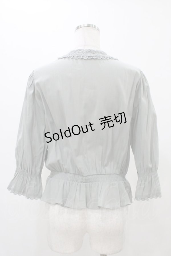 画像2: an another angelus / レースヨークスキッパープルオーバーブラウス Free MINT H-25-11-27-061-CA-BL-NS-ZH (2)