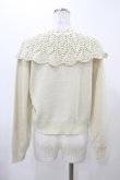 画像2: Fi.n.t / クロシェ編みケープニットプルオーバー Free IVORY H-25-11-27-062-CA-TO-NS-ZH (2)