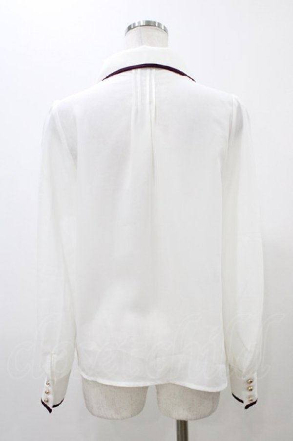 画像2: Amavel / 古の魔術書ブラウス Free オフ/ボルドー H-25-11-27-064-CA-BL-NS-ZH (2)