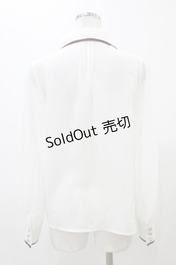 画像2: Amavel / 古の魔術書ブラウス Free オフ/ボルドー H-25-11-27-064-CA-BL-NS-ZH (2)