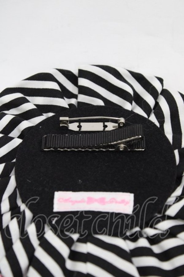 画像3: Angelic Pretty / POP Heartロリポップワッペンロゼッタブローチ  ブラック H-25-11-27-015-AP-ZA-NS-ZH (3)