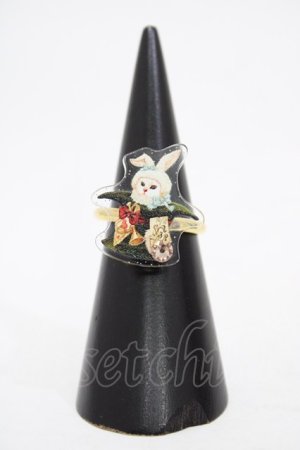 画像: Enchantlic Enchantilly / Dolled Up Ring〜不思議の国のQueen cat 帽子屋のシルクハット〜 Free ゴールド H-25-11-27-016-LO-AC-NS-ZH