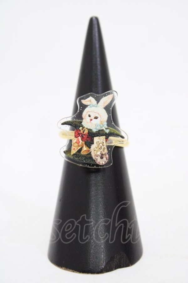 画像1: Enchantlic Enchantilly / Dolled Up Ring〜不思議の国のQueen cat 帽子屋のシルクハット〜 Free ゴールド H-25-11-27-016-LO-AC-NS-ZH (1)