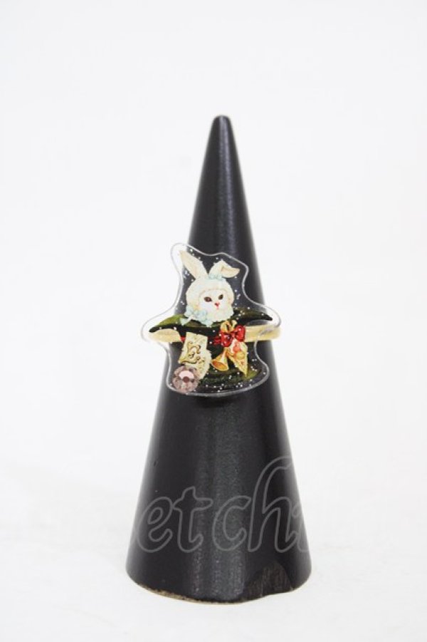 画像1: Enchantlic Enchantilly / Dolled Up Ring〜不思議の国のQueen cat 帽子屋のシルクハット〜 Free ゴールド H-25-11-27-017-LO-AC-NS-ZH (1)