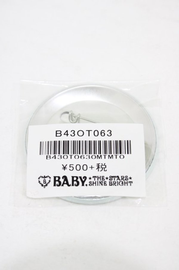 画像2: BABY,THE STARS SHINE BRIGHT / くみゃちゃんのいちごとさくらんぼ缶バッジ  ミント H-25-11-27-018-BA-AC-NS-ZH (2)