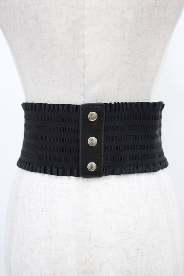 画像2: axes femme / レース使いコルセットベルト Free ブラック H-25-11-27-020-AX-ZA-NS-ZH (2)