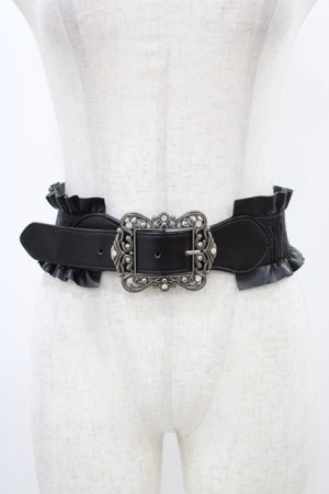 画像: axes femme / クラシカルバックルベルト Free ブラック H-25-11-27-022-AX-AC-NS-ZH