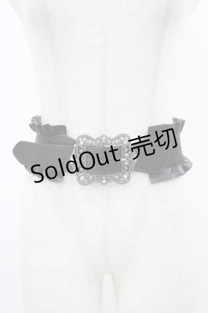 画像: axes femme / クラシカルバックルベルト Free ブラック H-25-11-27-022-AX-AC-NS-ZH