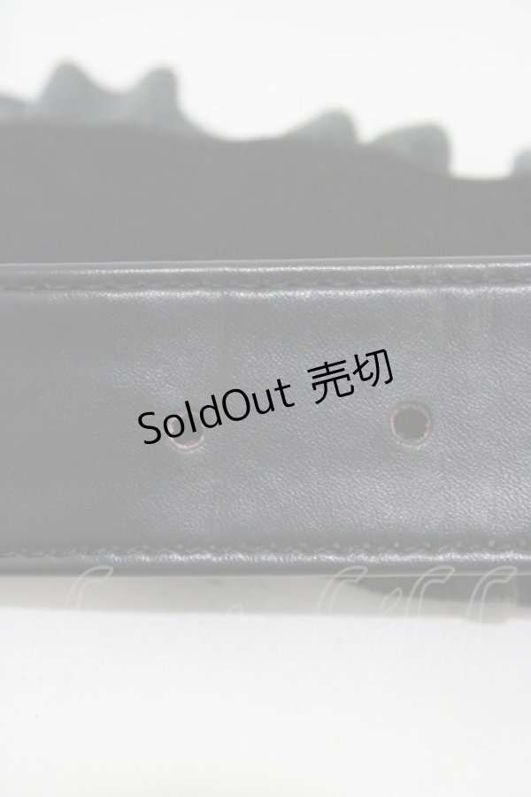 画像3: axes femme / クラシカルバックルベルト Free ブラック H-25-11-27-022-AX-AC-NS-ZH (3)