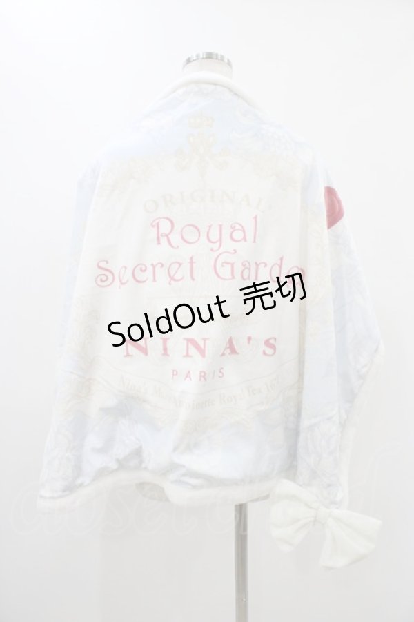 画像1: m petit by misako / NINA'S コラボ ブランケット  サックス H-25-11-27-023-LO-ZA-NS-ZH (1)