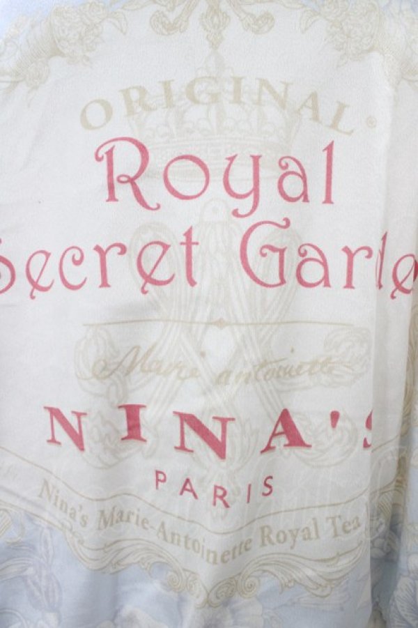 画像2: m petit by misako / NINA'S コラボ ブランケット  サックス H-25-11-27-023-LO-ZA-NS-ZH (2)