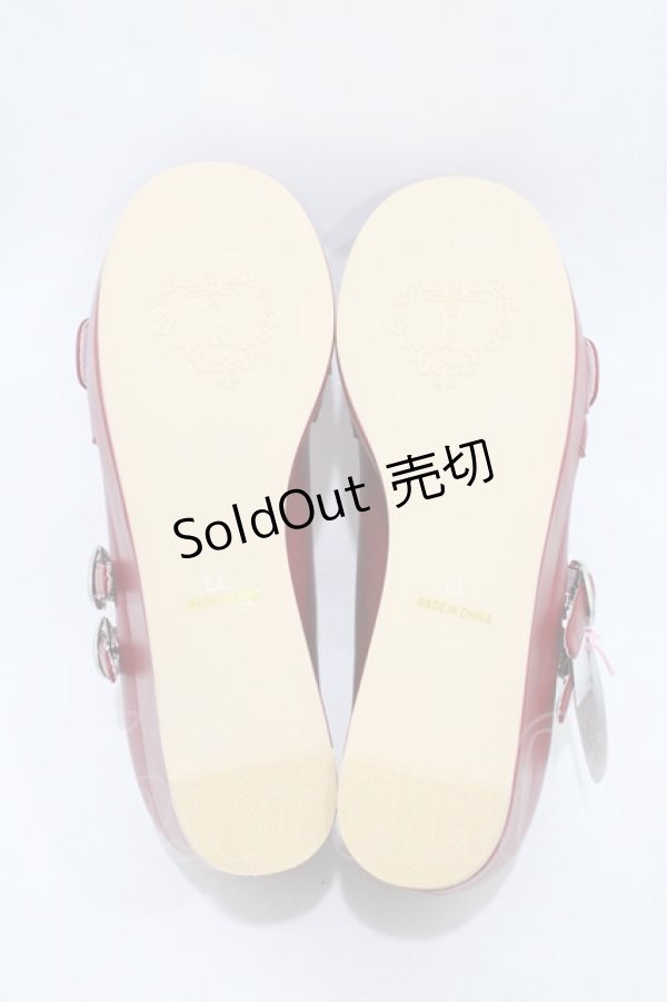 画像3: BABY,THE STARS SHINE BRIGHT / ハートバックルシューズ（2025） LL/約25.0〜25.5cm エンジ H-25-11-27-025-BA-SH-NS-ZH (3)