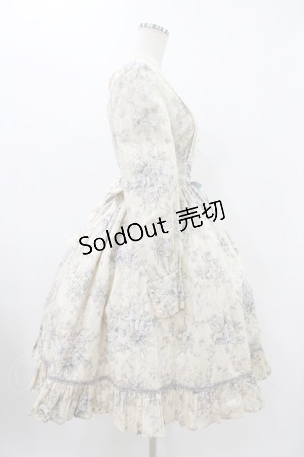 画像3: Victorian maiden / ローズグリーティングウェストレースアップドレス Free バニラ H-25-11-27-027-CL-OP-NS-ZH (3)