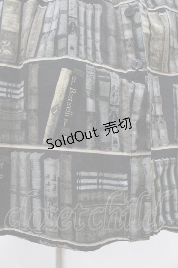 画像5: Physical Drop / チュニックワンピース【本棚柄】 Free ダーク色 H-25-11-27-029-LO-OP-NS-ZH (5)