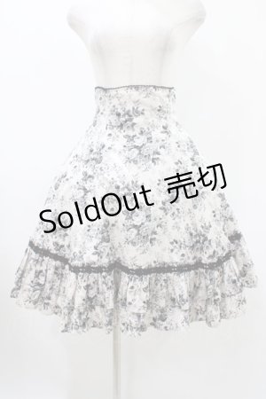 画像: Victorian maiden / ロココブーケバッスルスカート Free ロココブラック / Rococo Black H-25-11-27-030-CL-SK-NS-ZH