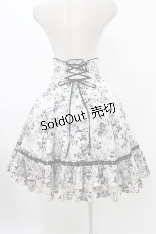 画像2: Victorian maiden / ロココブーケバッスルスカート Free ロココブラック / Rococo Black H-25-11-27-030-CL-SK-NS-ZH (2)
