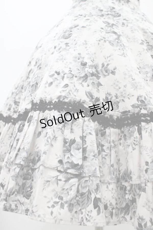 画像4: Victorian maiden / ロココブーケバッスルスカート Free ロココブラック / Rococo Black H-25-11-27-030-CL-SK-NS-ZH (4)