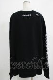 画像3: QOOZA / 東京喰種×QOOZA金木研 ダメージスウェット  ブラック H-25-11-28-028-PU-TO-KB-ZH (3)