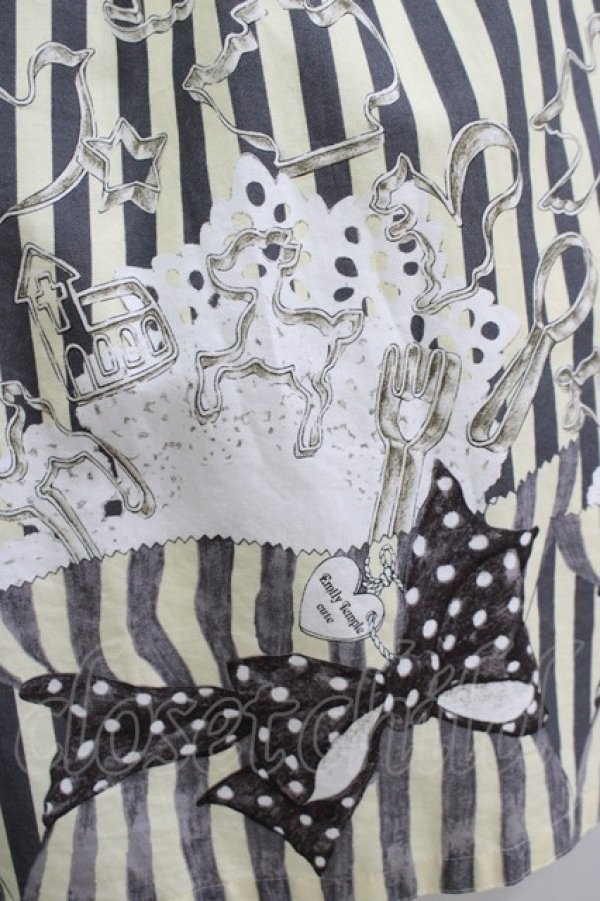 画像4: Emily Temple cute / Cookie popウエストリボンワンピース  グレー H-25-11-28-003-ET-OP-KB-ZH (4)