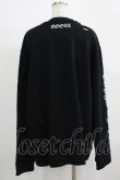 画像3: QOOZA / 東京喰種×QOOZA金木研 ダメージスウェット  ブラック H-25-11-28-030-PU-TO-KB-ZH (3)
