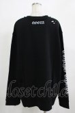 画像3: QOOZA / 東京喰種×QOOZA金木研 ダメージスウェット  ブラック H-25-11-28-031-PU-TO-KB-ZH (3)
