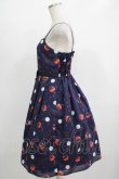 画像2: Emily Temple cute / メルティーチェリーウエストリボンワンピース  ネイビー H-25-11-28-004-ET-OP-KB-ZH (2)