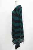 画像2: KILL STAR / Sea Punk Knit Sweater XL ブルーグリーン H-25-11-28-043-SL-TO-KB-ZH (2)
