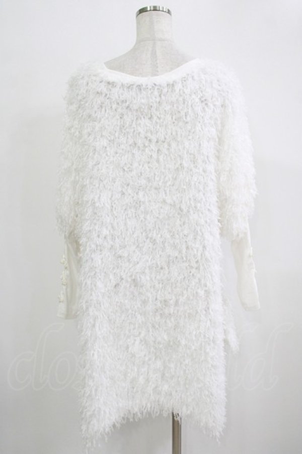 画像3: Qutie Frash / パフスリーブチュニック  白 H-25-11-28-048-QU-OP-KB-ZH (3)