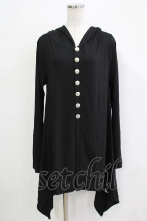 画像: Deorart / フードカーディガン  ブラック H-25-11-28-053-PU-TO-KB-ZH