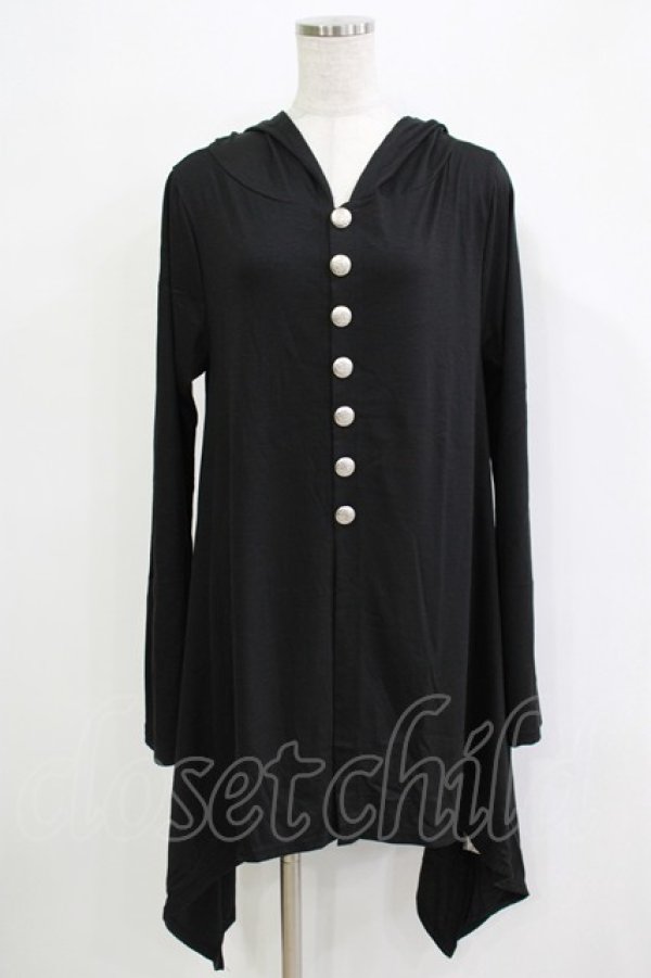 画像1: Deorart / フードカーディガン  ブラック H-25-11-28-053-PU-TO-KB-ZH (1)