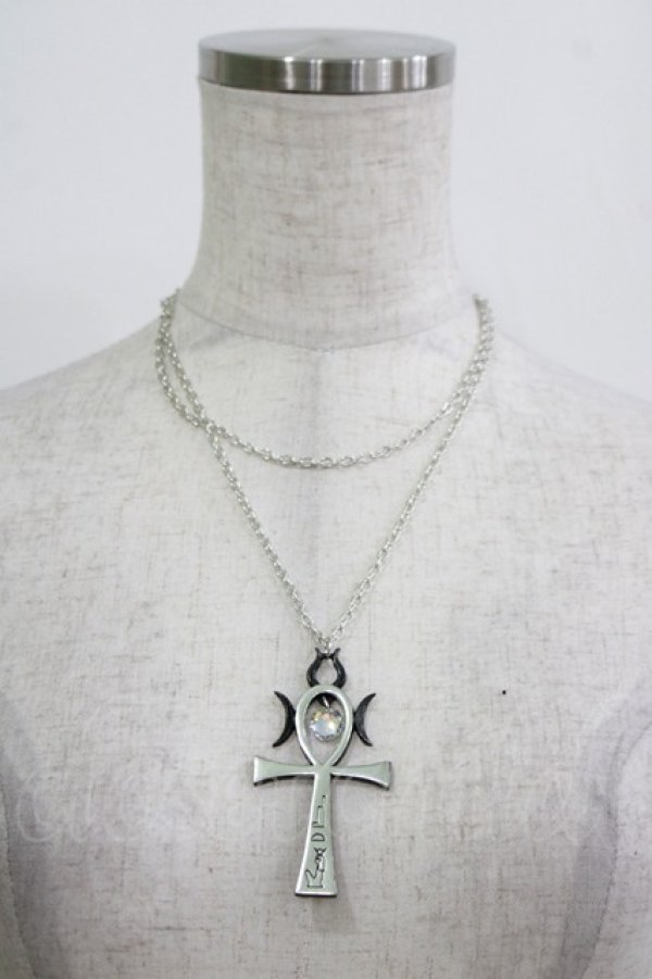 画像2: Alchemy / Witch Ankh (of Menouthis)ネックレス  シルバー H-25-11-28-061-PU-AC-KB-ZH (2)