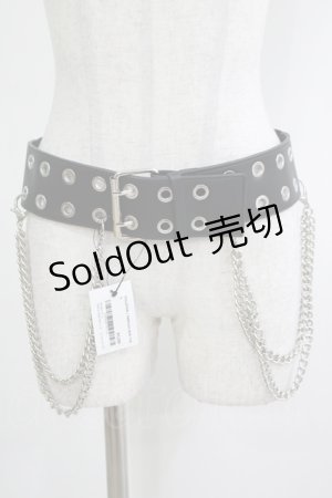 画像: KILL STAR / Nilfheim Belt XL ブラック H-25-11-28-066-SL-ZA-KB-ZH