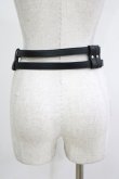 画像2: KILL STAR / Irene Belt XS-S ブラック H-25-11-28-070-SL-ZA-KB-ZH (2)