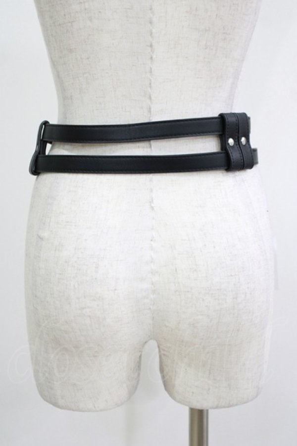 画像2: KILL STAR / Irene Belt XS-S ブラック H-25-11-28-070-SL-ZA-KB-ZH (2)