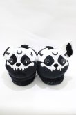 画像1: KILL STAR / Vampire Batbone Slippers SM ブラック×ホワイト H-25-11-28-071-SL-SH-KB-ZH (1)