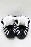 画像3: KILL STAR / Vampire Batbone Slippers ML ブラック×ホワイト H-25-11-28-072-SL-SH-KB-ZH (3)