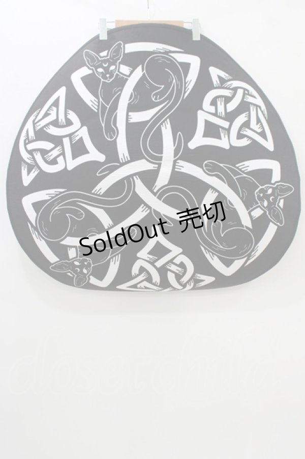 画像1: KILL STAR / Sith Round Blanket  ブラック H-25-11-28-077-SL-ZA-KB-ZH (1)