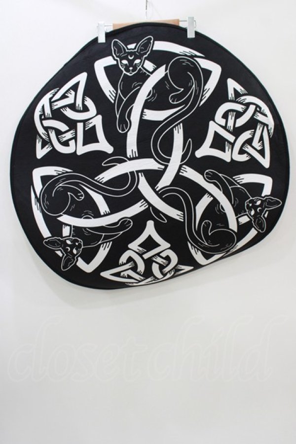 画像1: KILL STAR / Sith Round Blanket  ブラック H-25-11-28-078-SL-ZA-KB-ZH (1)