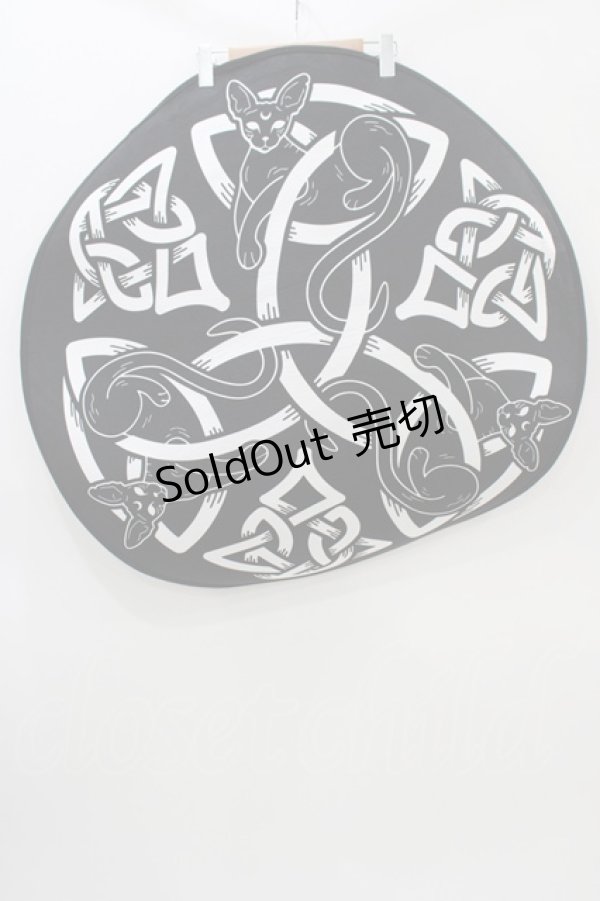 画像1: KILL STAR / Sith Round Blanket  ブラック H-25-11-28-078-SL-ZA-KB-ZH (1)