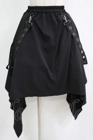 画像: Deorart / サイドロングスカート  ブラック H-25-11-28-007-PU-SK-KB-ZH